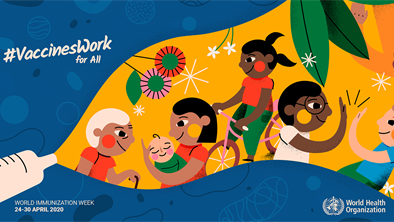 World Immunization Week 2020 banner